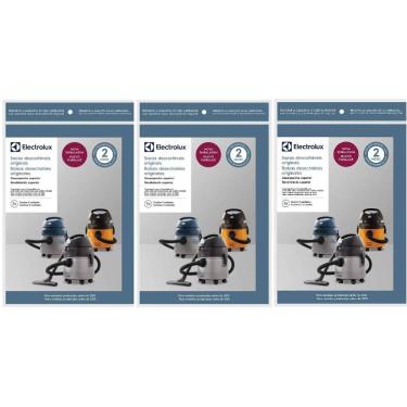 Imagem de 3 Kits 3 Sacos de aspirador de pó - Modelos A10S, A10T, A10 CleanCar, A13e GT2000 Produzidos Antes de 2010 (CSE09) Electrolux