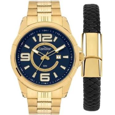 Imagem de Relógio Condor Masculino Speed Dourado Com Pulseira CO2115MVZ/K4A-Masculino