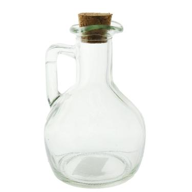 Imagem de Galheteiro de Vidro  180ml Tampa de Rolha - Tudo em Caixa