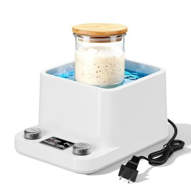 Imagem de MQFORU Aquecedor de água para iniciantes | Controle preciso de termostato de -17.2 °C (21.1-40.0 °C) Aquecedor de fermento | Temporizador de memória inteligente 1-198H | Aquecedor uniforme de 360° |