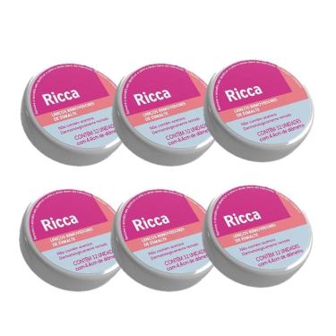 Imagem de Kit 6 Lenços Removedor De Esmalte Umedecidos 32un 4,4cm Ricca