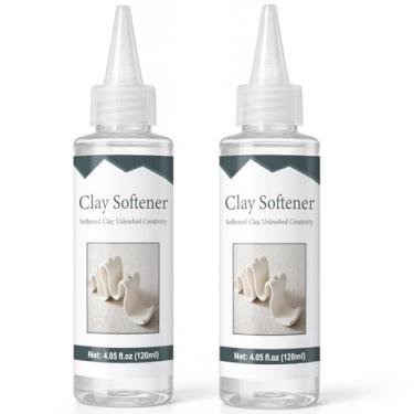 Imagem de Amaciante de argila de polímero premium – Revive argila endurecida, aumenta a flexibilidade e aderência, adiciona brilho após o cozimento, ideal para artistas de cerâmica, professores e amantes de