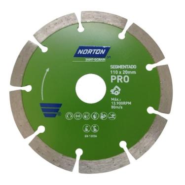 Imagem de Disco Diamantado Segmentado Pro Norton 110mm