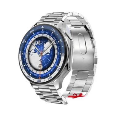 Imagem de Smartwatch Masculino De Alta Qualidade À Prova D'Água 4G Com Grande Me