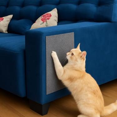 Imagem de Arranhador de Gato Carpete Adesivo Flexível Proteção para Sofá e Móveis Autocolante, Resistente e Adaptável – 60×30cm