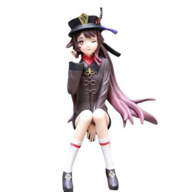 Imagem de Figura de anime Toy Genshins Impacts Hu Tao, 19 cm, colecionável em PV