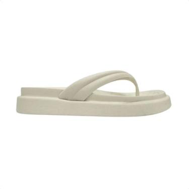 Imagem de Chinelo Feminino Dedo Moleca Off White, Branco off, 37