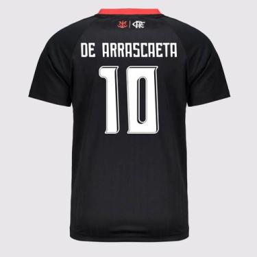 Imagem de Camisa Flamengo Disparar 10 De Arrascaeta Preta - Braziline, G
