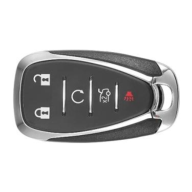 Imagem de Edinstry 5 botões chave carro entrada sem chave controle remoto substituição chaveiro 46 chip proximidade Smart Fob HYQ4AA para Chevrolet Sonic 2017-2019