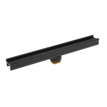 Imagem de eMagTech Barra de trilho de extensão de sapata quente e fria com suporte de 1/4 polegada para luzes de vídeo LED, microfones e acessórios, 20 cm