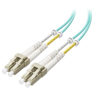 Imagem de Cable Matters 10Gb 40Gb Multimodo OM3 Duplex 50/125 OFNP Cabo de patch de fibra LC para LC, 15m