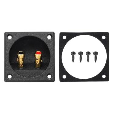 Imagem de Caixa de alto-falante de 5 cm, conector de plugue de subwoofer bidirecional, pinos de ligação dupla, conector de mola para alto-falante estéreo de carro, subcaixa sub