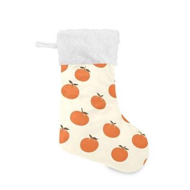 Imagem de xigua Meias de Natal de laranjas personalizadas grandes meias de doces para pendurar presente de Natal para decoração de festa de férias em família, decoração de lareira