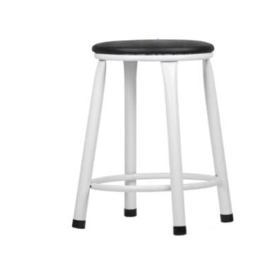 Imagem de Banqueta Baixa Banco Cozinha Americana Balcão Bar Aço - Bar com Assento Estofado，banqueta baixa cozinha(Preto)