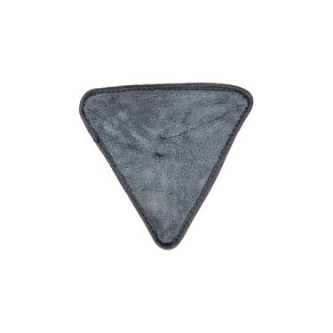 Imagem de Refil para Mop Triangular em Microfibra, 25x25cm, Alta Absorção, Reutilizável, para Limpeza de Pisos