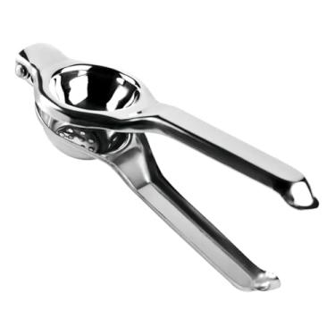 Imagem de Espremedor de Limão em Aço Inox 20cm – Extrator Manual Reforçado, Resistência Profissional para Cozinha, Drinks, Caipirinha e Sucos