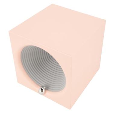 Imagem de Ymiko Lâmpada de Cabeceira Multifuncional Com Alto-falante Ambiente e Iluminação Ambiente para Quarto, Luz Noturna para Decoração de Casa, Carregamento USB, Controle de Toque, Brilho LED Quente (Rosa)