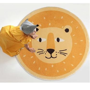 Imagem de Poowe Tapete redondo para sala de jogos infantil - Tapete de berçário macio com alfabeto para quarto - coleção de brincadeiras, aprendizado e tapete de jogos para sala de aula, melhor presente de