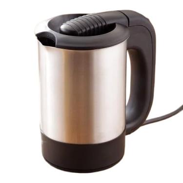 Imagem de Chaleira Elétrica Portátil 12V Carro 500ml, Inox, 125W