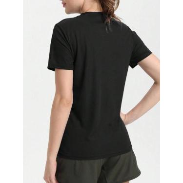 Imagem de Camiseta Esportiva Feminina Ultraleve De Secagem Rápida E Respirável P