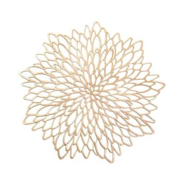 Imagem de Conjunto De 4 Sousplats Redondos De Vinil Laváveis Para Natal, Ação De