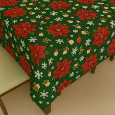Imagem de Toalha de Mesa OXFORD Super ELEGANCIA 4,6 e 8 LUGARES(NATAL VERDE,6 LUGARES 1,40x2,20)