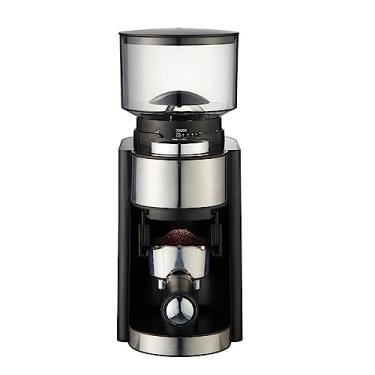 Imagem de Moedor elétrico de café Burr ajustável moinho cônico automático com 25 configurações moagem para capacidade 2-12 xícaras cafeteira pressão francesa go