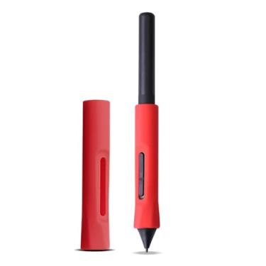 Imagem de Suporte de caneta adequado para caneta Wacom LP-190-2K, LP-1100-4K, CTL472/672, CTL4100/6100, CTL490/690, uma caneta Stylus DTC-133 (vermelha)