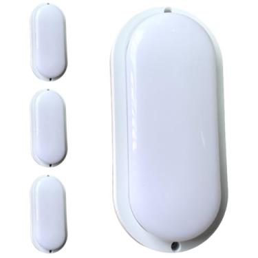 Imagem de Kit 4x Arandela Tartaruga Externa Branca Sobrepor 20W IP65 Bivolt Com Acabamento