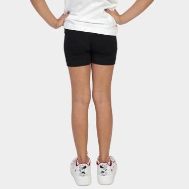 Imagem de Bermuda Legging Infantil Algodão Cotton Lisa - Techmalhas, Preto, 06
