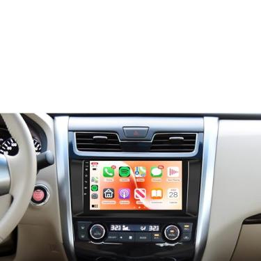 Imagem de Rádio de carro 4 núcleos 2G + 64G Android 15 para Nissan Altima 2013-2018, Rimoody Car Stereo Wirelss Carplay Android Auto 9 polegadas, tela sensível ao toque, GPS 5G-WiFi, Bluetooth, FM AHD, câmera