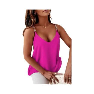 Imagem de Camisetas Cropped De Verão Para Meninas Adolescentes Com Decote Em V, 