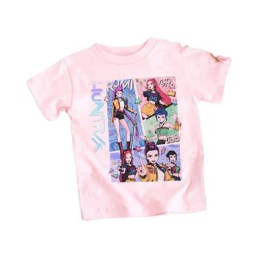 Imagem de Camiseta Infantil De Verão Com Estampa De Desenho Animado E Meme, Gola