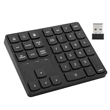 Imagem de Mini Teclado Numérico, Ultra Fino Teclado Numérico De 35 Teclas Teclado Sem Fio 2.4G Portátil Entrada De Dados Eficiente Design Ergonômico Teclado Numérico Para Laptop