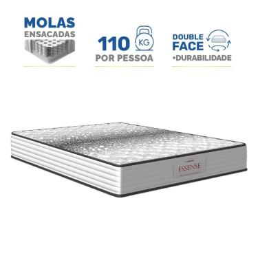 Imagem de Colchão de Molas Ensacadas Double Face Essence Probel Casal 138cm
