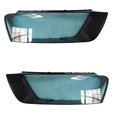 Imagem de Compatível com audi q3 2016 2017 2018 capa do farol do carro escudo da lâmpada de vidro transparente habitação substituir lente genuína abajur(2PCS left and right)
