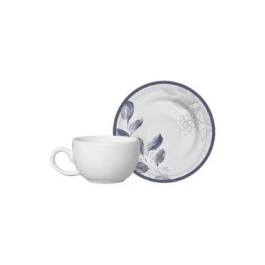 Imagem de Conjunto Com 6 Xícaras De Café Com Pires Bruma 85Ml - Alleanza Cerâmic