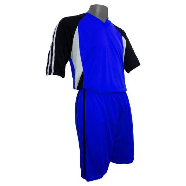 Imagem de Kit Conjunto Uniforme e Calção 4 + 1 Goleiro Estampados-Masculino