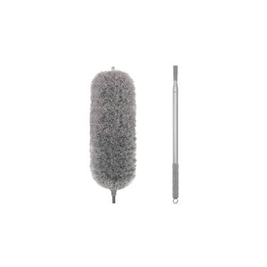 Imagem de Escova espanador espanador ferramentas extensíveis retrátil carro móveis escova de limpeza de lacunas ferramentas domésticas (cinza, médio)