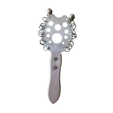 Imagem de Colaxi Chocalho de metal, instrumento de percussão multifuncional, e com som nítido, ideal para acompanhamento em festas e casamentos.