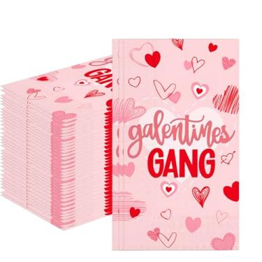 Imagem de 50 guardanapos Galentines Gang, papel Galentines toalha de mão descartável para festas de galentinas.