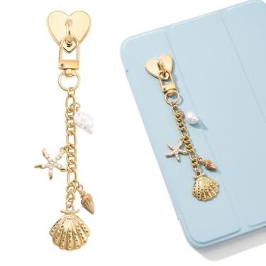 Imagem de WOZEAH Correntes charmosas para Kindle, acessórios de pulseira de telefone para leitores amantes de livros, pingentes compatíveis com E-Reader, Liga metálica, Sem Pedra Preciosa