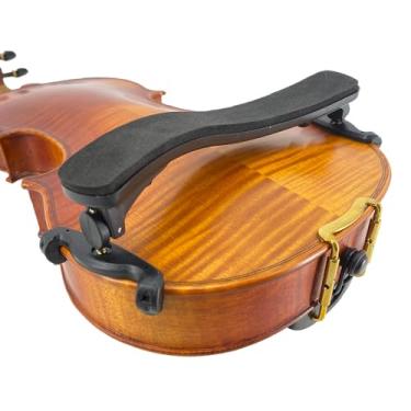 Imagem de Foyarinal Descanso de ombro de violino para tamanho 4/4, pés dobráveis e ajustáveis em altura, peças de violino tipo universal para violino