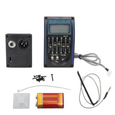 Imagem de Captador de guitarra acústica SIWOTED Afinação precisa Captador de equalizador de equalizador de guitarra multifuncional