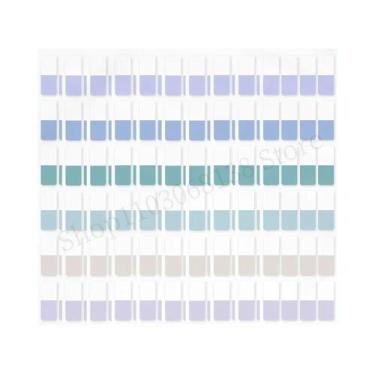 Imagem de Etiquetas Adesivas De Cores Claras 240pcs 3 Tamanhos 6 Cores Escrevíve