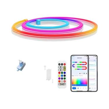 Imagem de Fita De LED Neon TUYA WIFI 24V À Prova d'Água De Silicone 5M 10M 15M C