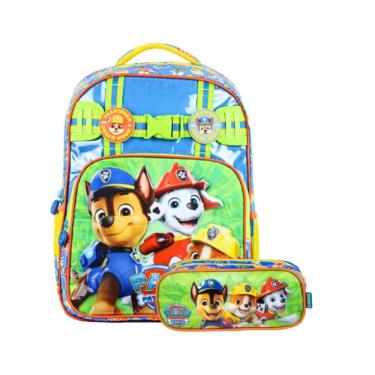 Imagem de Kit Mochila E Estojo 16 Patrulha Canina 15312