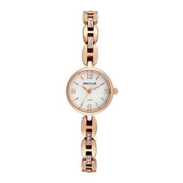 Imagem de Relógio Seculus Feminino Ref:77225lpsvrb2 Bracelete Mini Rosé