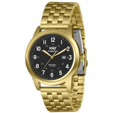 Imagem de Relógio X-Watch Masculino Ref: Xmgs1046 P2kx Casual Dourado