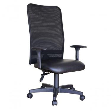 Imagem de Cadeira Para Escritório Encosto Em Tela Mesh Peruggia Preto